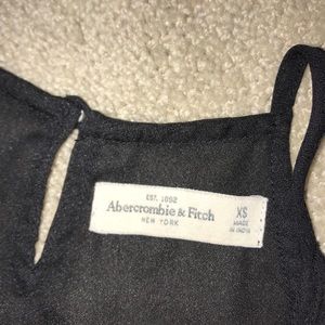 abercrombie and fitch black tank top
